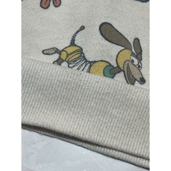 Disney Pixar Toy Story Unisex  3T Off White  Sweatshirt All Over Print - Picture 9 of 10